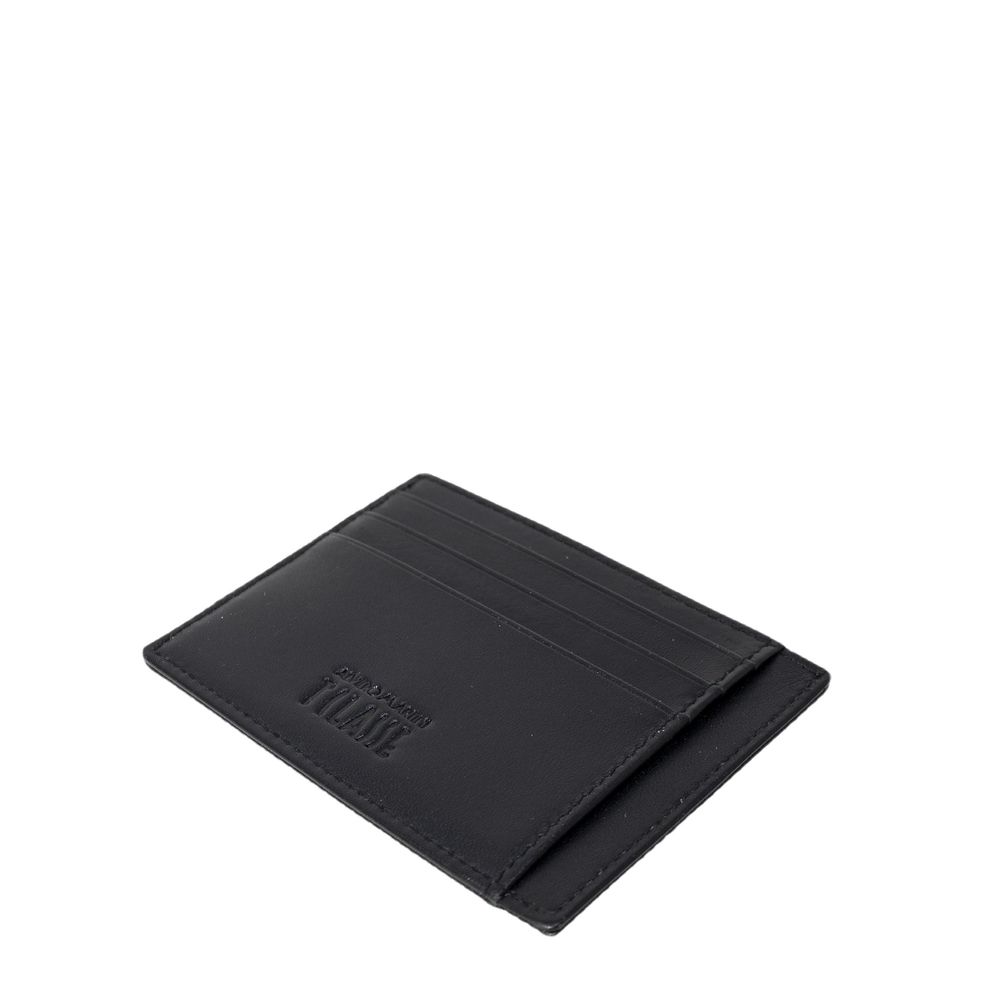 Alviero Martini Prima Classe Black Leather Cardholder