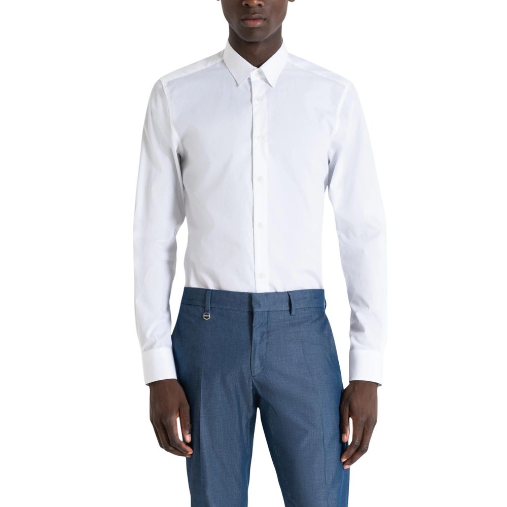 Antony Morato White Cotton Shirt