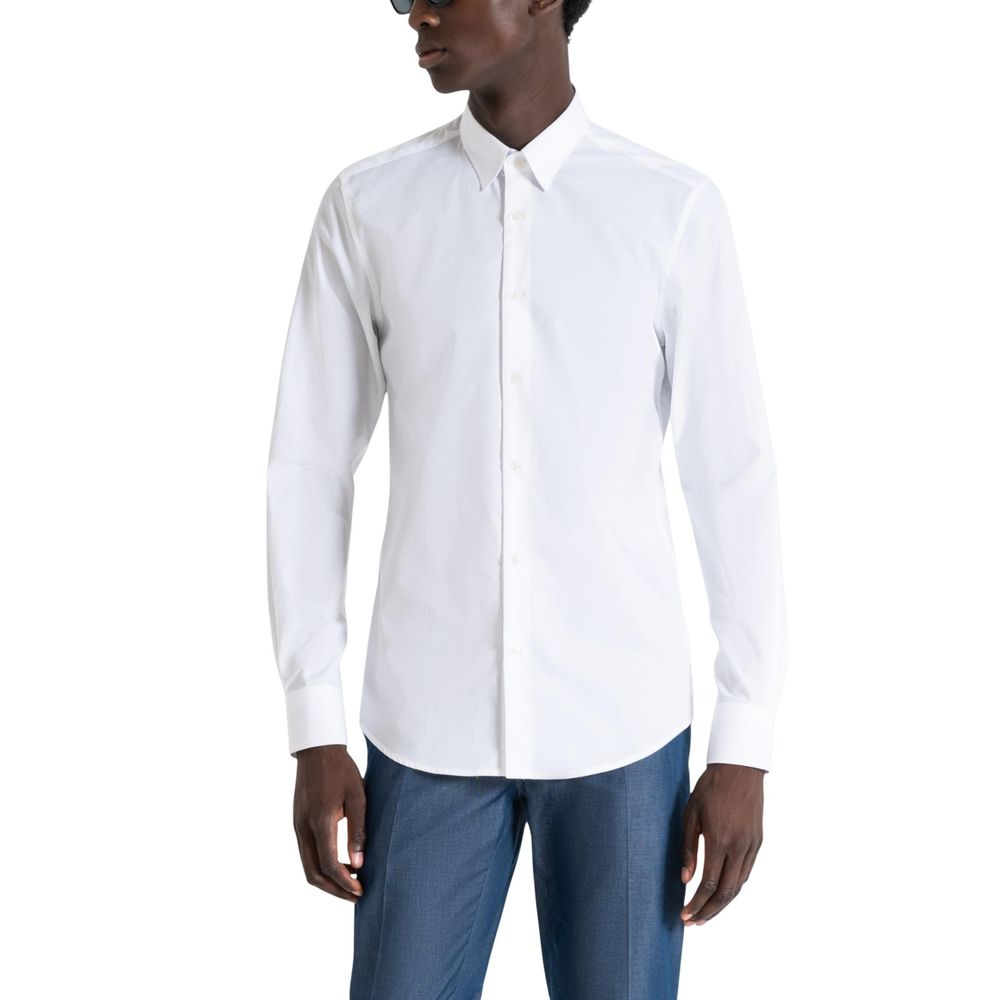 Antony Morato White Cotton Shirt