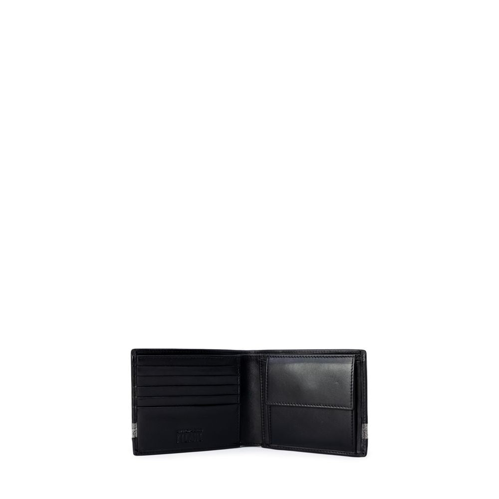 Alviero Martini Prima Classe Gray Leather Wallet