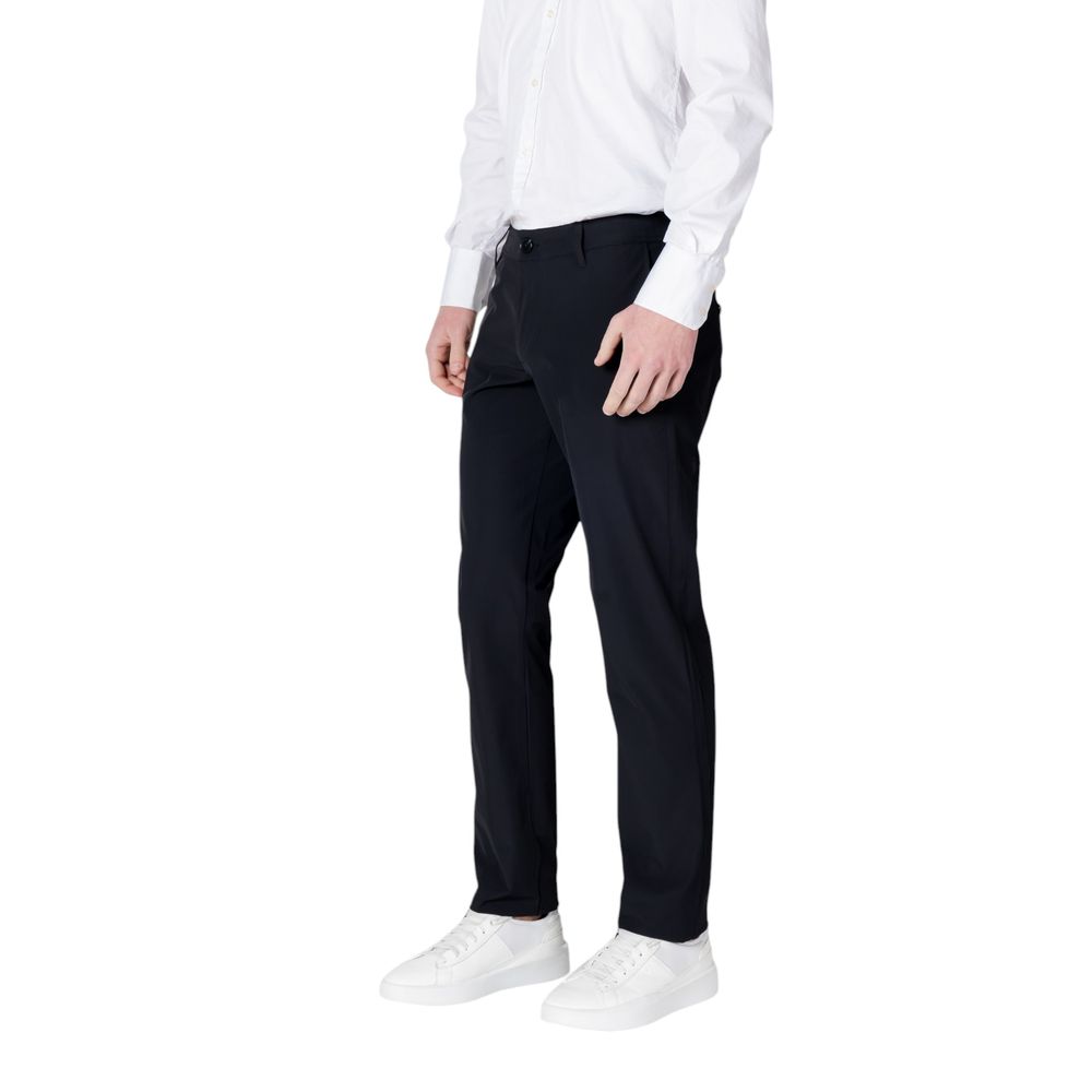 Armani Exchange Black Cotton Pant