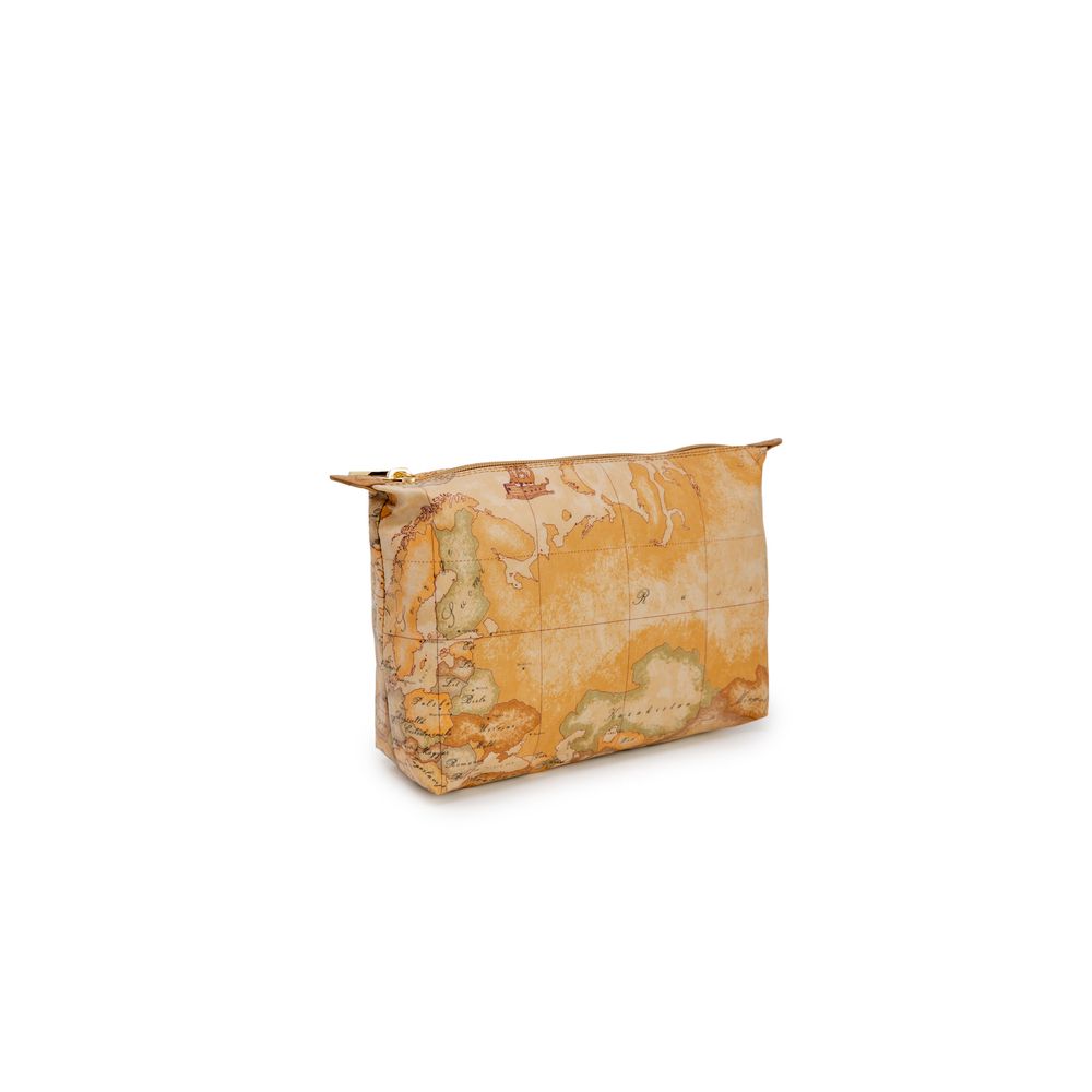 Alviero Martini Prima Classe Beige Polyester Clutch Bag