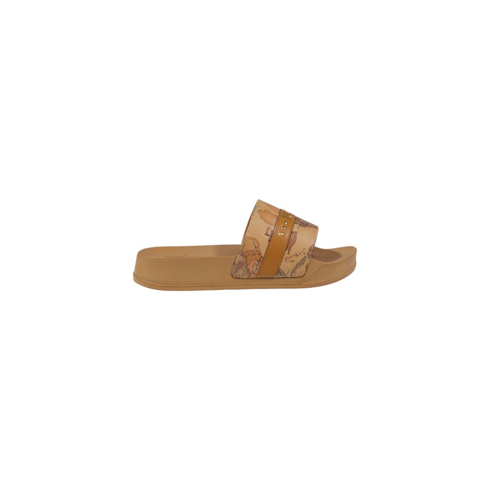 Alviero Martini Prima Classe Brown Polyethylene Slipper