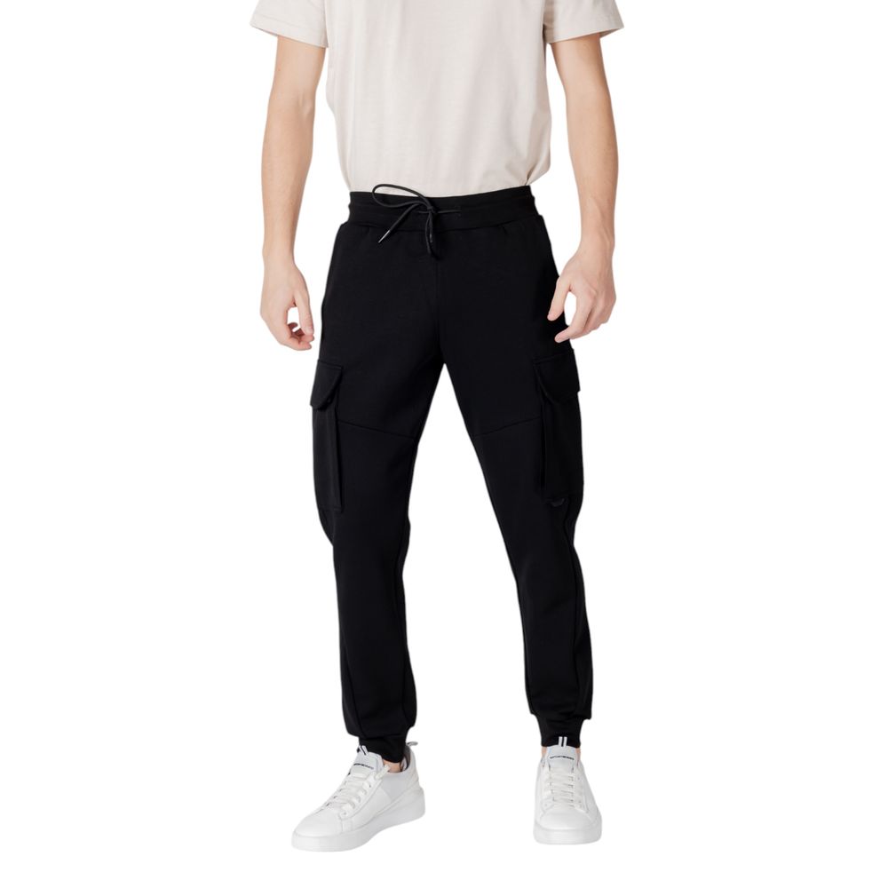 Antony Morato Black Cotton Joggers Workout Pant