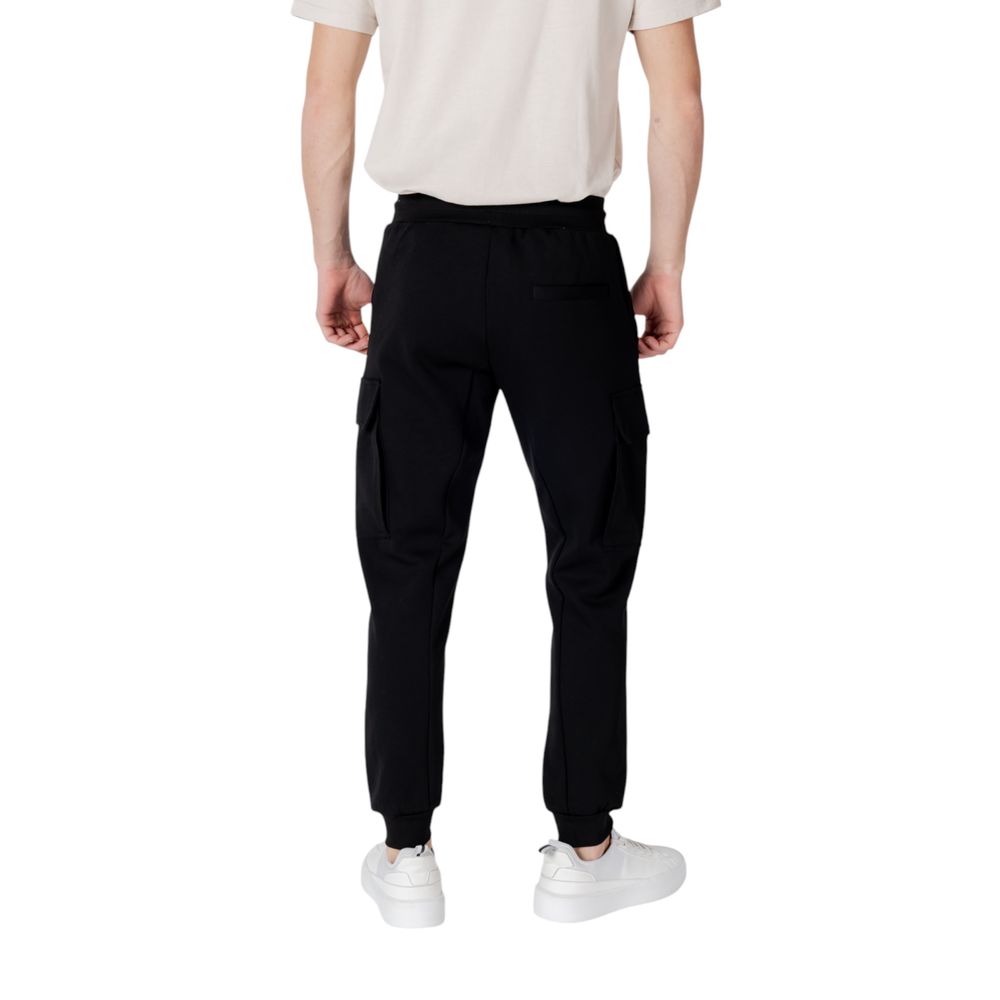 Antony Morato Black Cotton Joggers Workout Pant