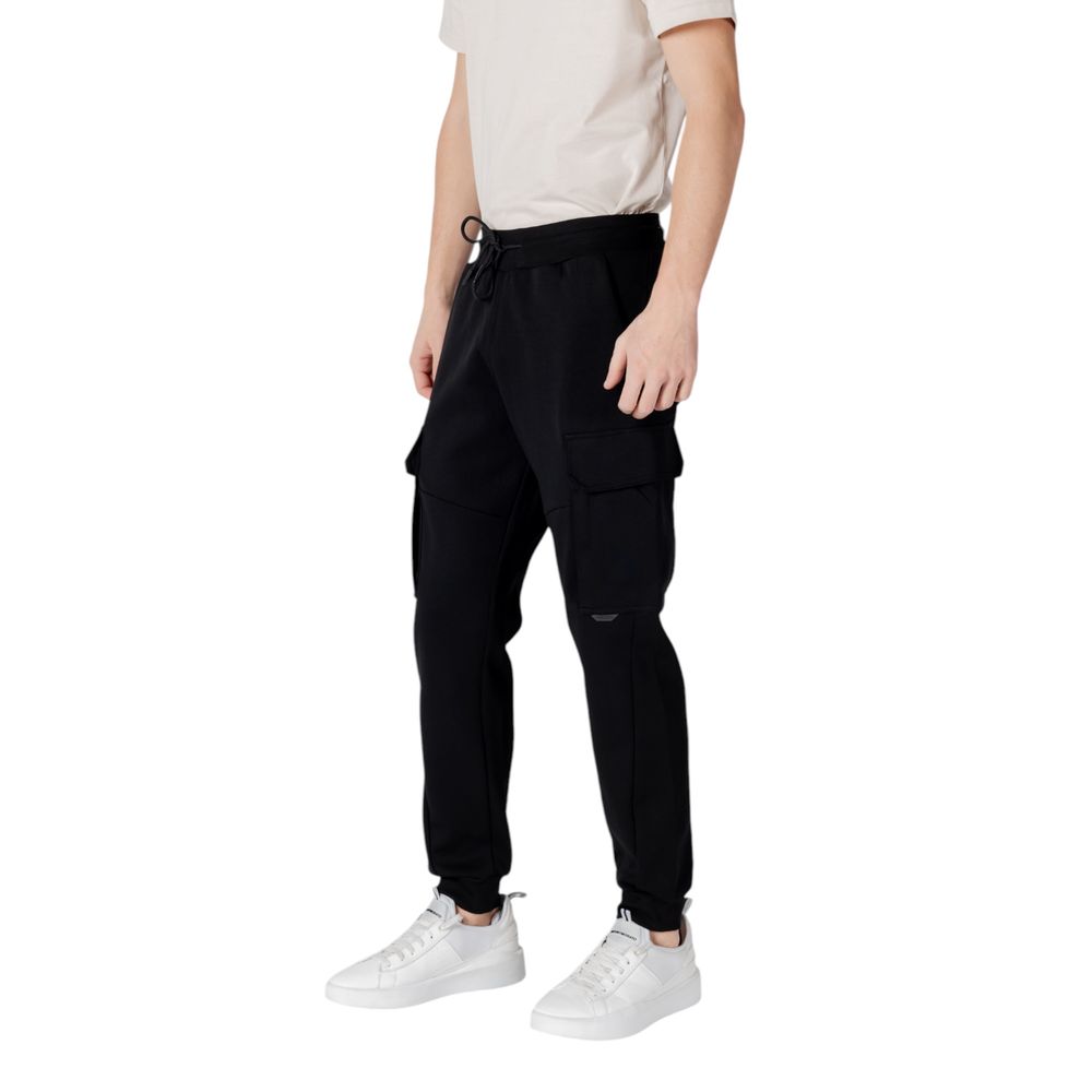 Antony Morato Black Cotton Joggers Workout Pant