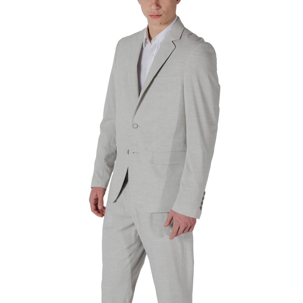 Antony Morato Gray Polyester Blazer