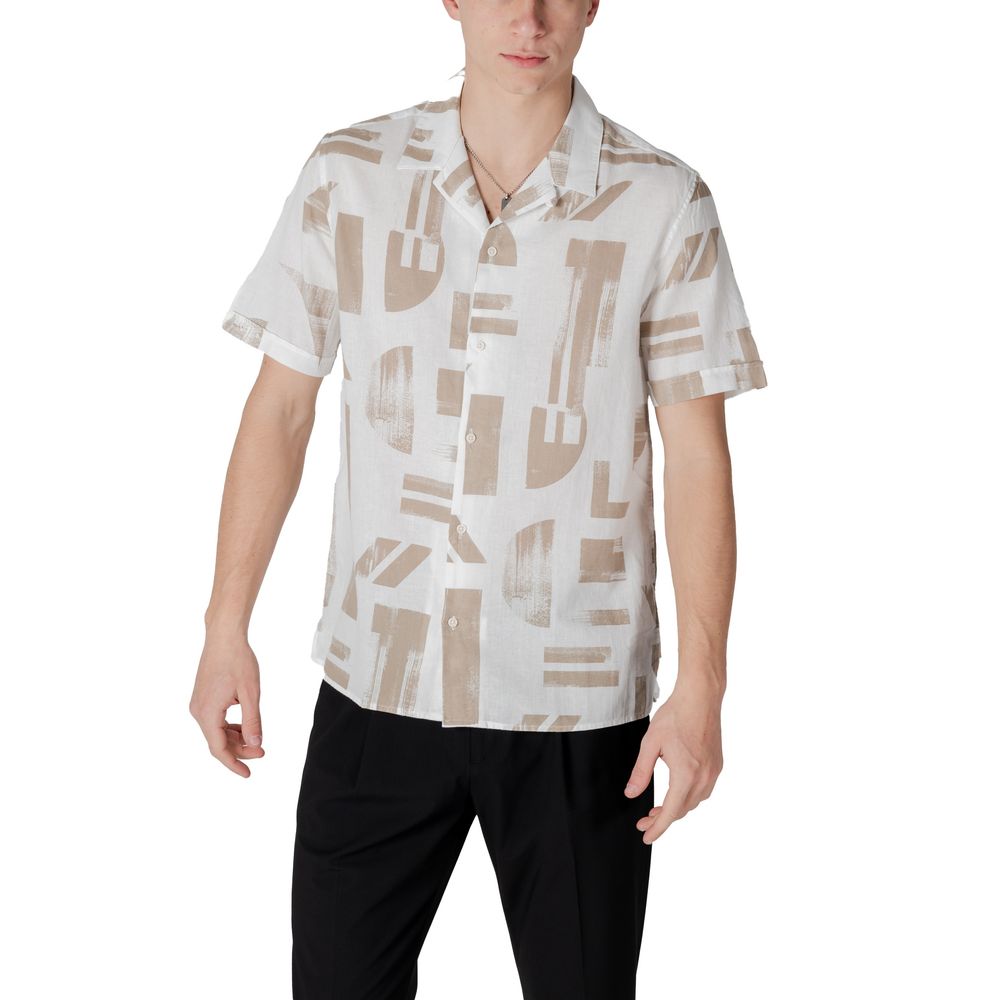 Antony Morato Beige Cotton Shortsleeve