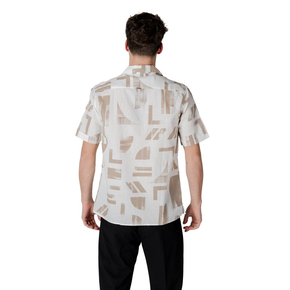 Antony Morato Beige Cotton Shortsleeve