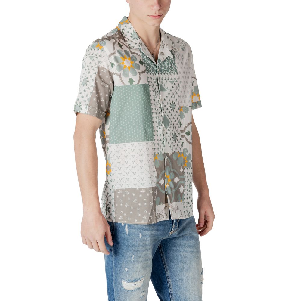 Antony Morato Green Viscose Shortsleeve