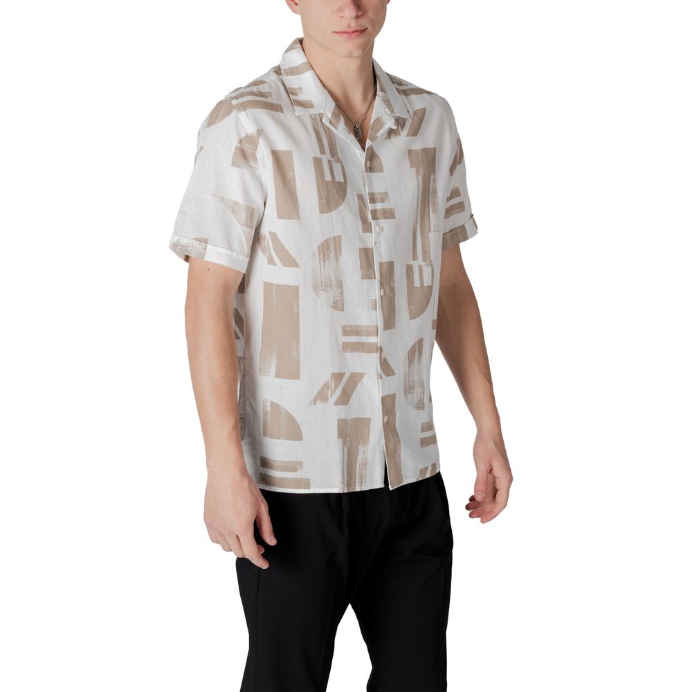 Antony Morato Beige Cotton Shortsleeve