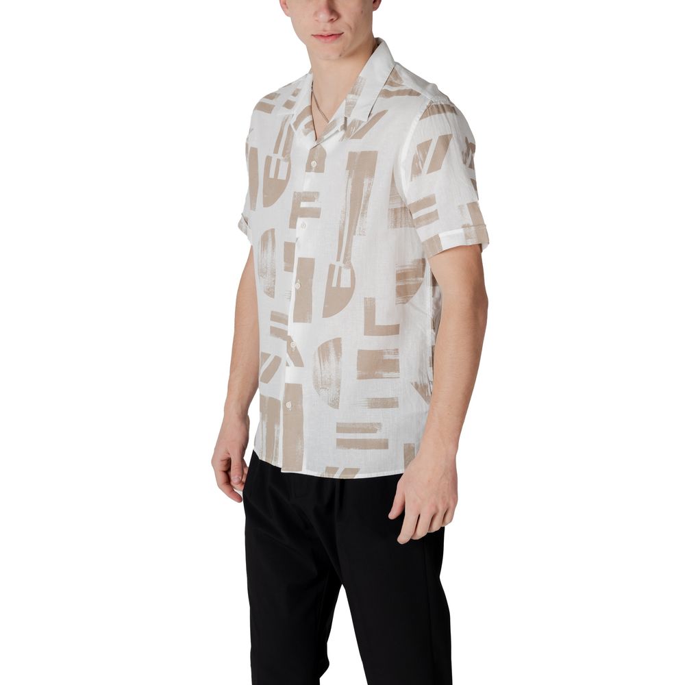Antony Morato Beige Cotton Shortsleeve