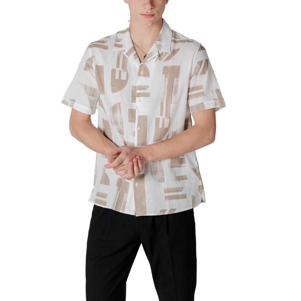Antony Morato Beige Cotton Shortsleeve