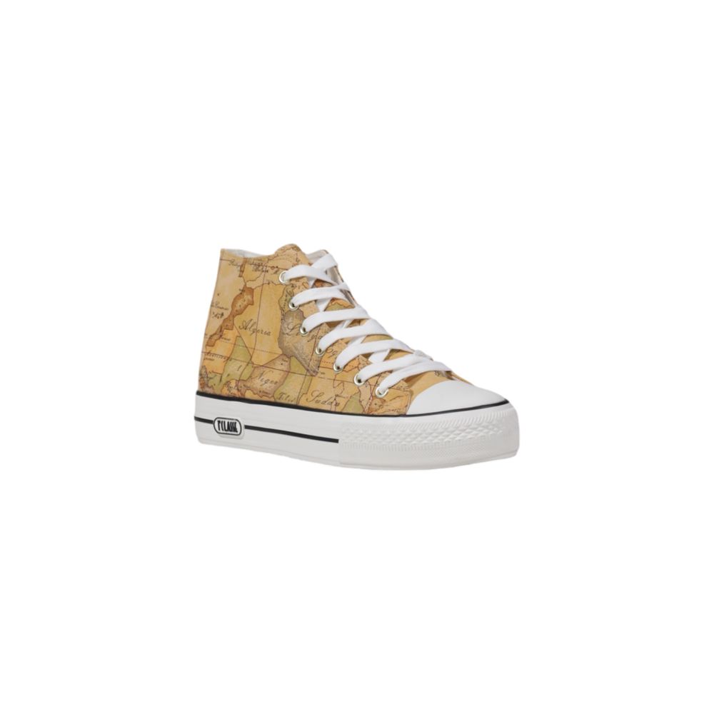 Alviero Martini Prima Classe Beige Fabric Sneaker