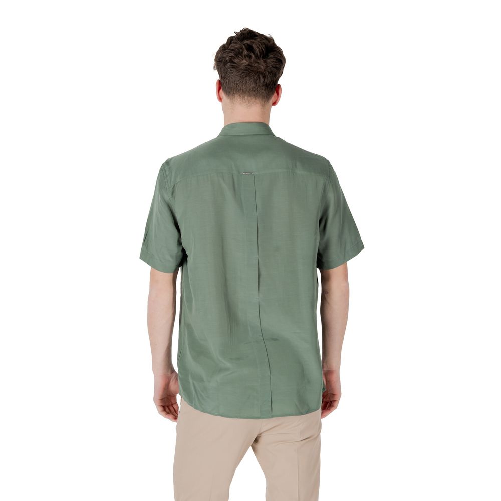 Antony Morato Green Lyocell Shortsleeve