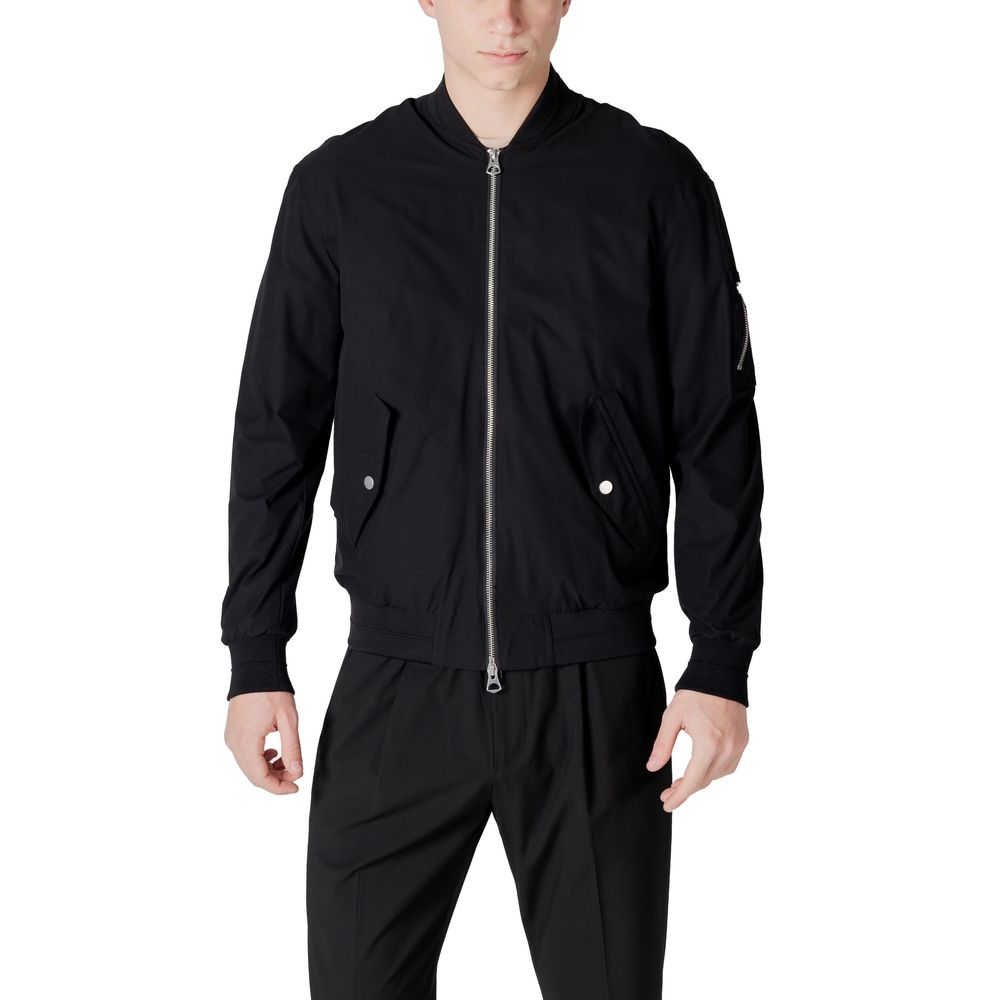 Antony Morato Black Polyester Jackets & Coat