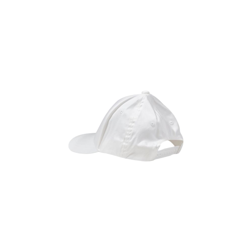 Armani Exchange White Cotton Caps Baseball Hat