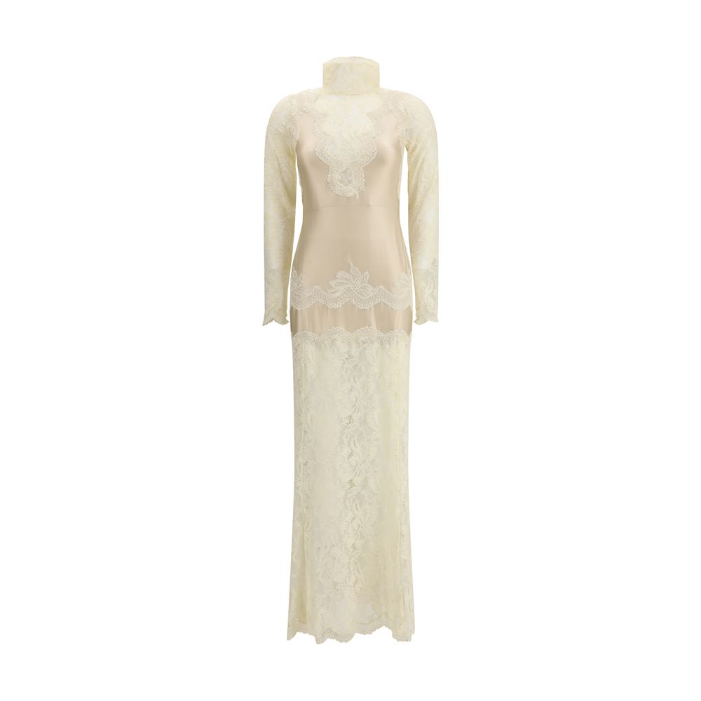 Rabanne Laced ivory long Dress