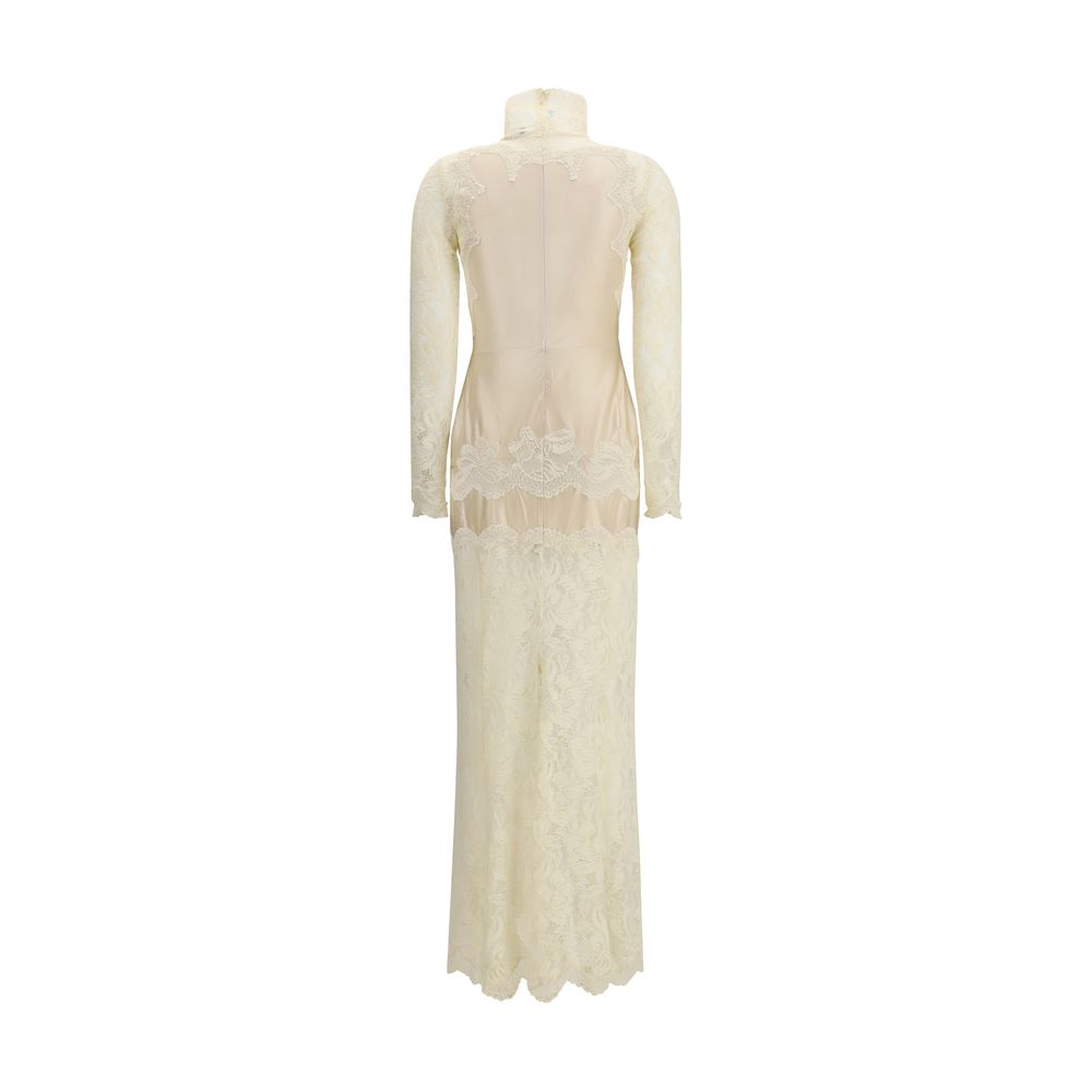 Rabanne Laced ivory long Dress